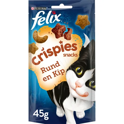 8x Felix Crispies Rund - Kip 48 gr