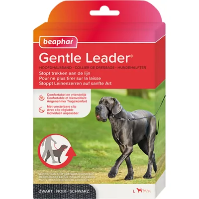 3x Beaphar Gentle Leader Zwart L