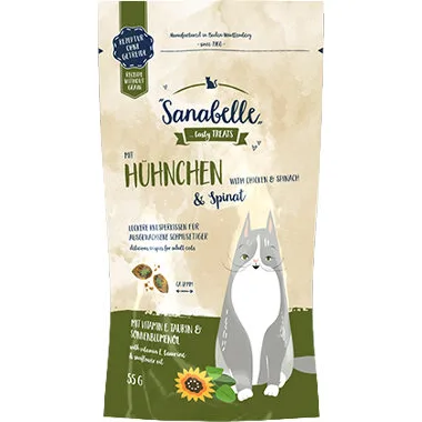 Sanabelle Knapperige Kussentjes - Kip & spinazie