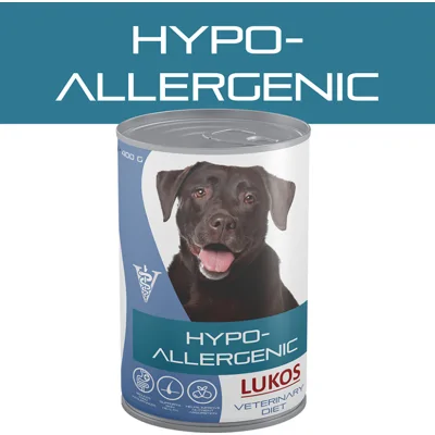 Lukos Veterinary Diet Hypoallergenic natvoer hond 12 x 400 g