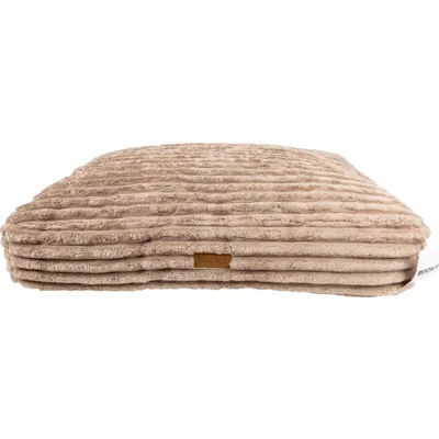Buckz Corduroy Hondenmand Leo - Beige - M