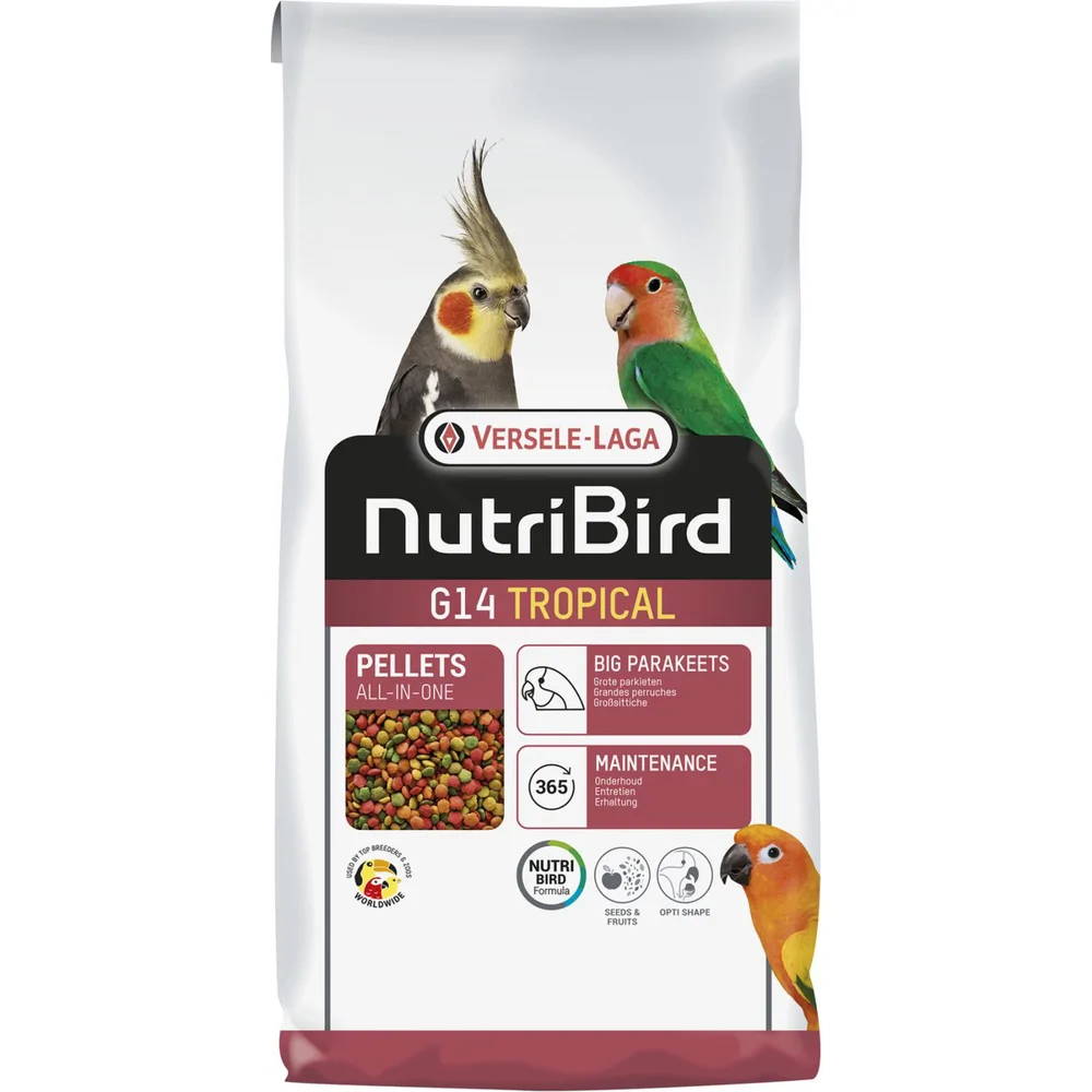 Nutribird G14 Tropical Grote Parkietenvoer 10 kg