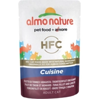 Almo Nature HFC Cat Jelly Pouch Tonijnfilet&Kreeft 55gr