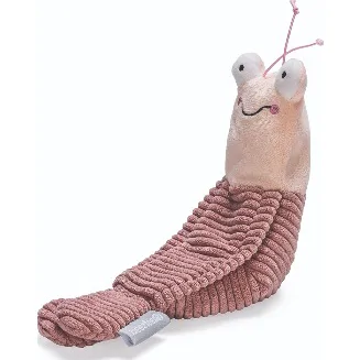 Beeztees bewegende worm pluche kattenspeelgoed roze 26x8x6cm
