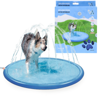 Coolpets splash zwembad sproeier blauw hondenspeelgoed