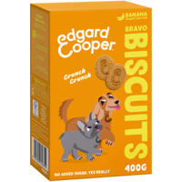 Edgard & Cooper Bravo Biscuits Banaan&Pindakaas hond 400 gram