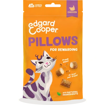 Edgard & Cooper Pillows Kip kattensnacks 60 gram