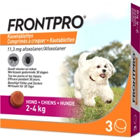 Frontpro kauwtablet Hond Small 3 kauwtabletten 2-4kg product name