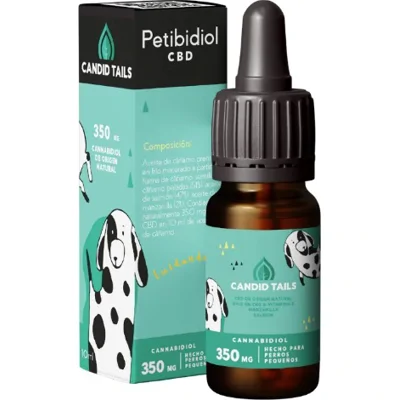 Petibidiol 350 mg CBD olie kleine hond 10 ml