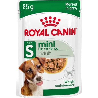 Royal Canin Mini Adult natvoer hondenvoer zakjes 12x85g