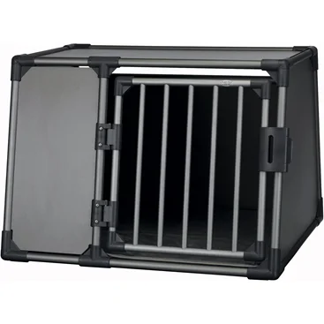 Trixie vervoersbox aluminium grafiet l 92x78x64 cm