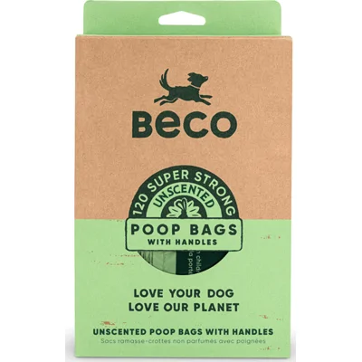 Beco Bags Poepzakjes met handvatten - 120 stuks 1 verpakking