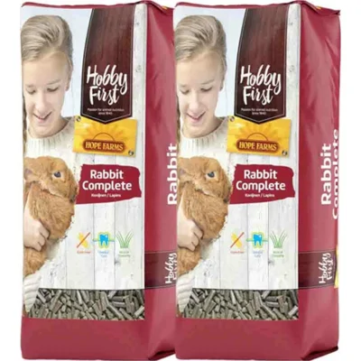 2x HobbyFirst Hope Farms Konijn Complete 10 kg