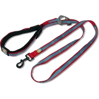 Kurgo Quantum 6 in 1 hondenriem Rood-Blauw