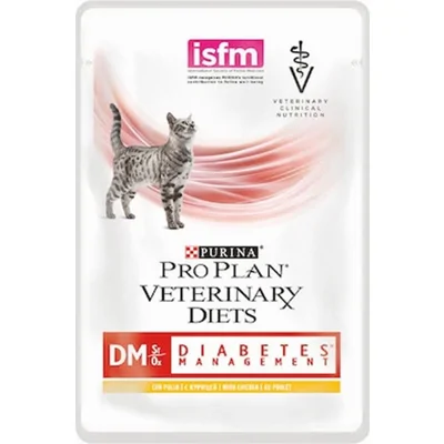 Purina Pro Plan VD DM Diabetes Management Kat Pouch Kip - 10 x 85 g