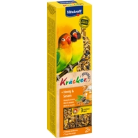 Vitakraft Kräcker Original Agapornis - Honing & Sesam - 3 x 2 stuks