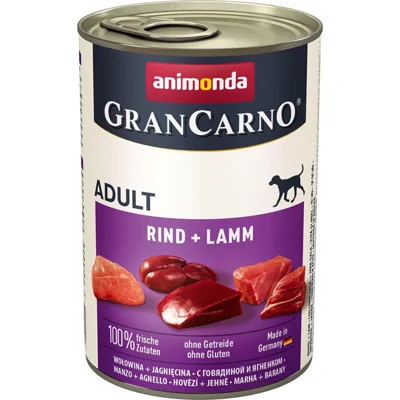 Animonda GranCarno Original Adult - Rund met Lam - 6 x 400 g