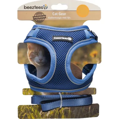 Beeztees Parinca Kattentuig - Blauw - M/L