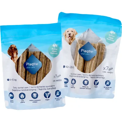 Plaqtiv+ Kauwsticks Hond M/L - 7 stuks