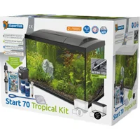 SuperFish Aquarium Tropical Kit - Zwart - 60 L SuperFish Aquarium Tropical Kit - Zwart - 60 L