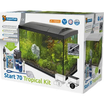 SuperFish Aquarium Tropical Kit - Zwart - 60 L