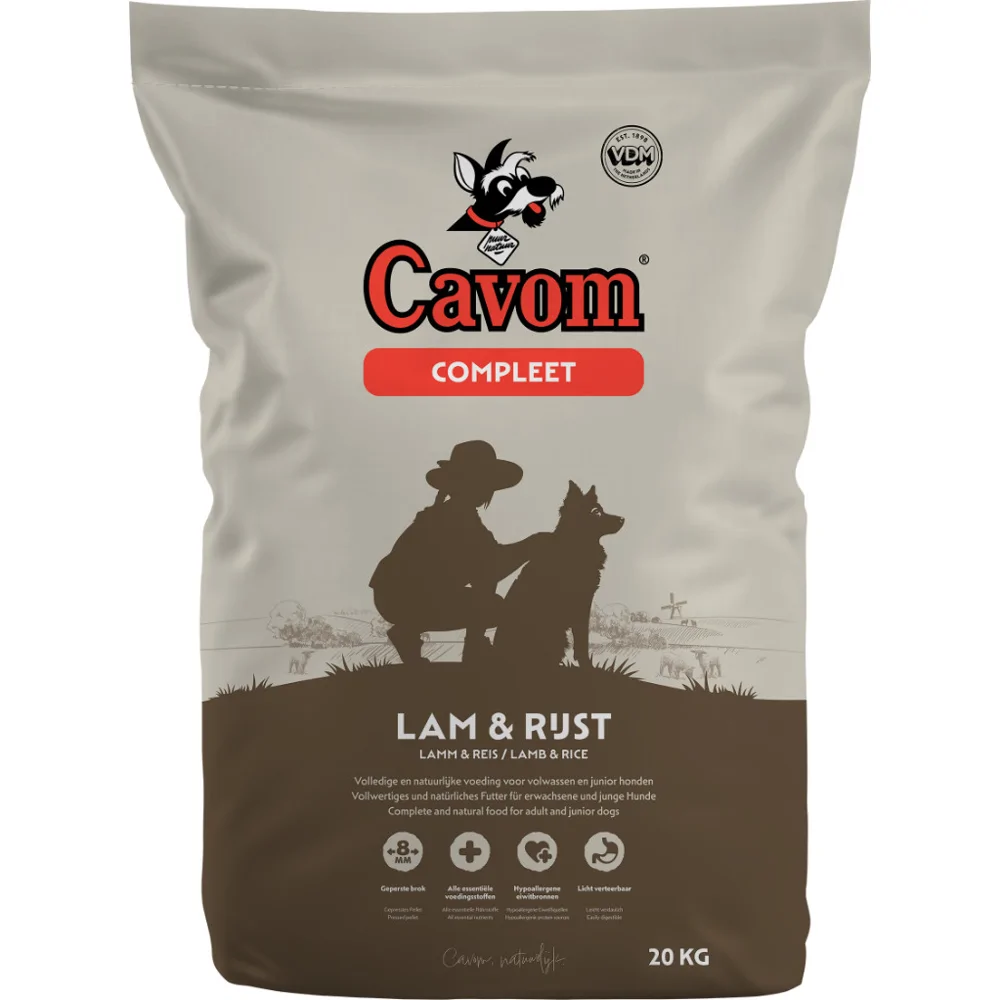 Cavom Compleet Lam / Rijst 20 kg