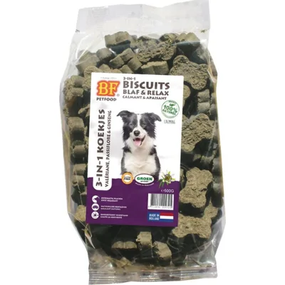 Biofood 3 in 1 blaf & relax koekjes 500 gram