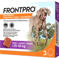 Frontpro kauwtablet Hond Xlarge 3 kauwtabletten 25-50kg