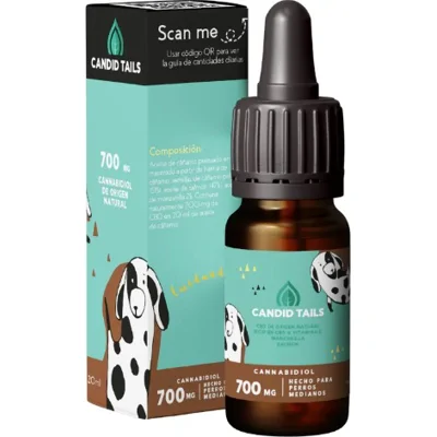 Petibidiol 700 mg CBD olie middelgrote hond 20 ml