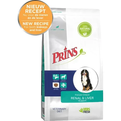 Prins ProCare Croque Veterinary Diet Renal & Liver Support hondenvoer 3 kg