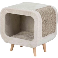 Trixie alicia relax huis lichtgrijs / grijs gemeleerd 48x48x38 cm