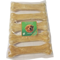 Buffelhuidbot geperst voor honden (16 cm) 10 stuks