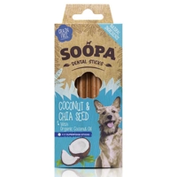 Soopa Dental Sticks kokosnoot & chiazaad voor de hond Per 3