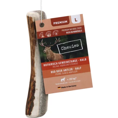 3x Chewies Edelherten Gewei Stang L Half 140 gr