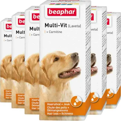 6x Beaphar Multi-Vit Laveta Hond 20 ml