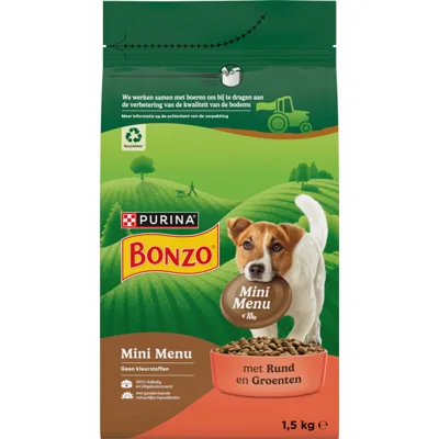 Bonzo Droogvoer Mini Menu Rund 1,5 kg
