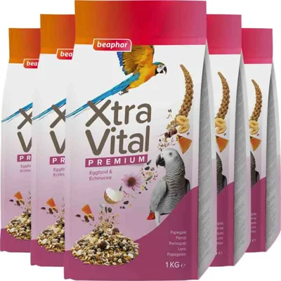 5x Beaphar XtraVital Papegaai 1 kg