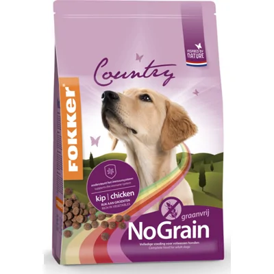 Fokker Country Balance Graanvrij Hondenvoer Droog Kip 2,5 kg