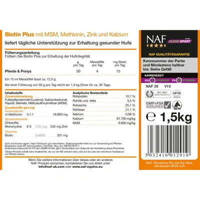 NAF Biotin Plus 1,5 kg