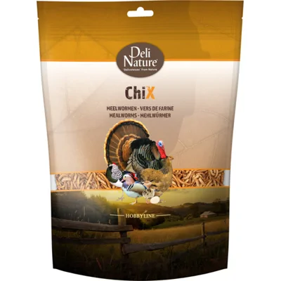 Deli Nature Chix Meelwormen 500 gr