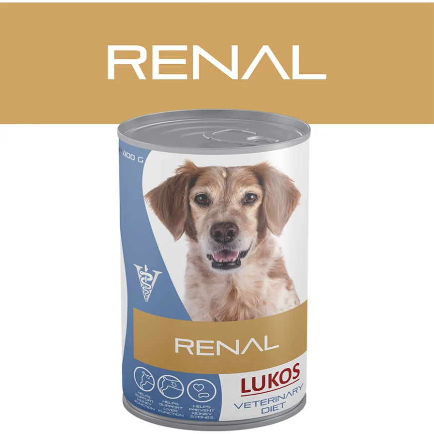 Lukos Veterinary Diet Renal natvoer hond 12 x 400 g