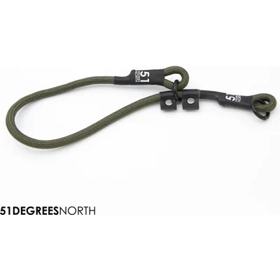 51 Degrees North - Wanderful - Collar - Rope - Khaki - 50-65 cm x 8 mm