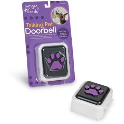 Hunger for Words Talking Pet Doorbell - 10,2 x 19,1 x 4,1 cm