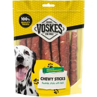 Voskes Hondensnacks Original Runderhuid Sticks Eend 12 stuks