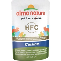 Almo Nature HFC Jelly kat Cuisine Pouch Tonijnfilet & Algen 55gr