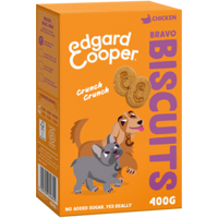 Edgard & Cooper Bravo Biscuits Kip hond 400 gram