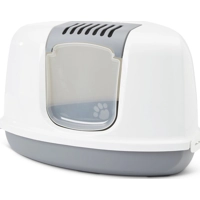 Kattenbak Nestor Corner Grijs/Wit