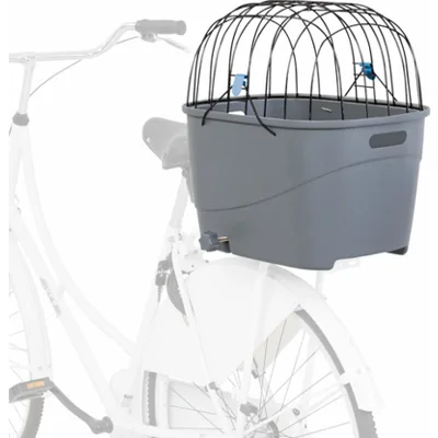 Trixie fietsmand Voor Bagagedrager Grijs 36x47x46 cm
