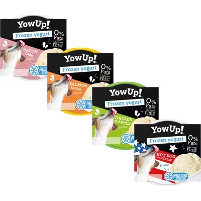 YowUp! Frozen Yoghurt Salmon Tartar voor hond en kat 110 gram