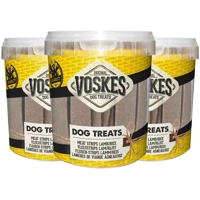 3x Voskes Emmer Vleesstrips Lam 600 gr